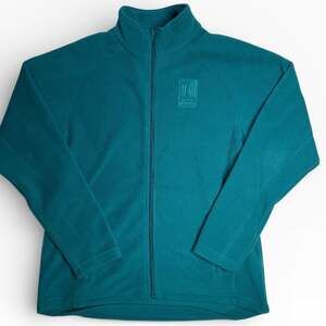 Golden Gate National Parks Conservancy Muir Woods Fleece Jacket, Teal Size M.